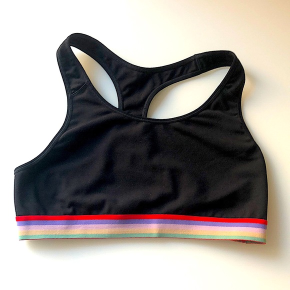 Old Navy Rainbow Sports Bra Racerback - Picture 1 of 4